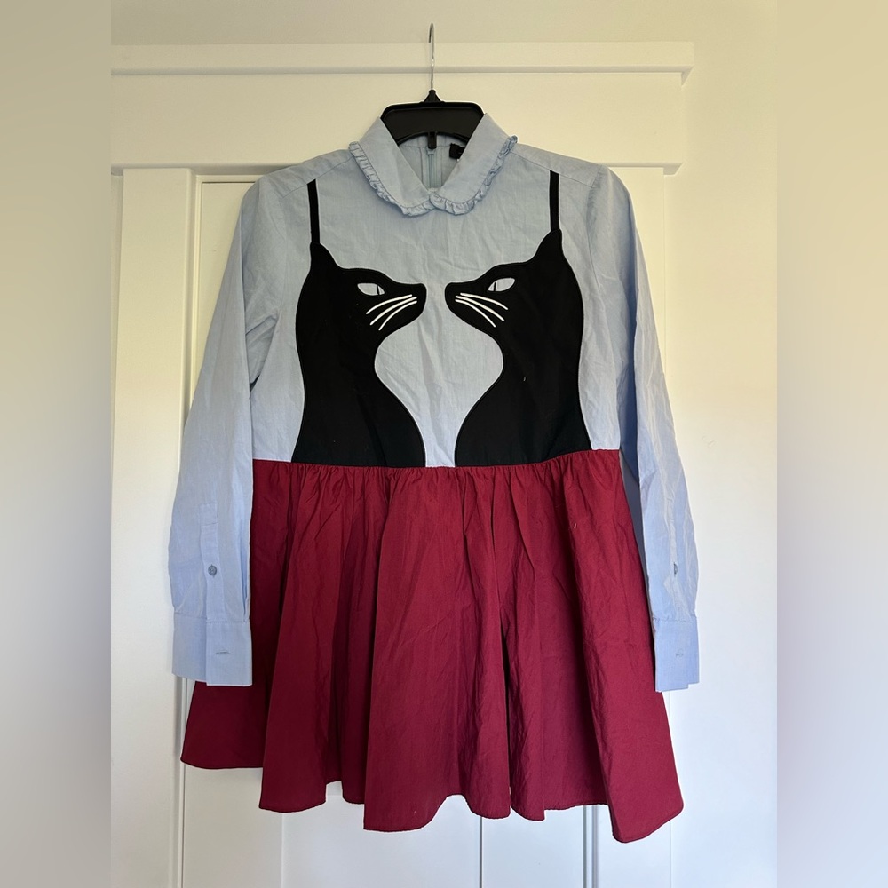 Max Mara Weekend | Cats Icon Blouse dress top